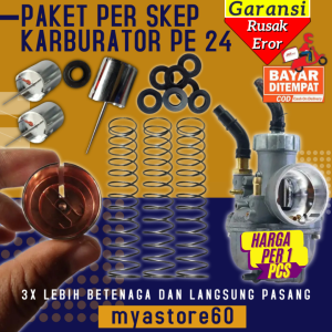 Paket Skep Per Pir Kacing Jarum Penahan Per Skep Sekep Karburator Karbu Carburator Carbu PE 24 PE24 Anti Macet Dan Nggok