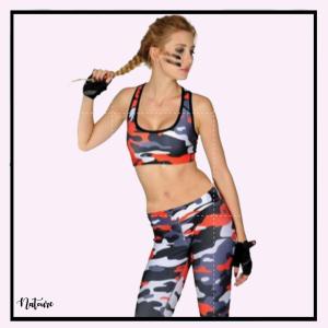 Camo Bra and Tight Set