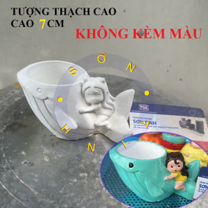 Tượng thạch cao tô màu Mèo hello kitty C36 (Không kèm màu)