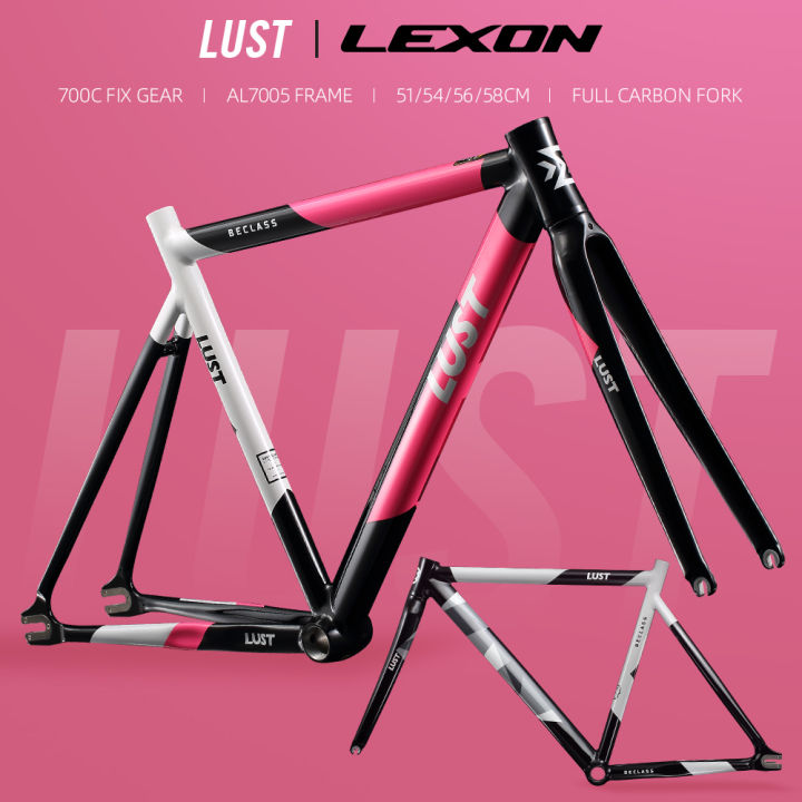 FIXED GEAR FRAMESET AL7005 EXTRA LIGHT TRACK FRAME SET/SINGLE SPEED ...