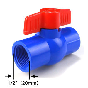 Blue Pvc Ball Valve Fixtures Plumbing Gate Valves Water Pipe Fittings 1/2"3/4"1"(20mm25mm32mm)