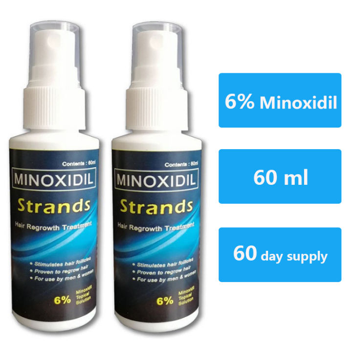 2 Bottles) Strands minoxidil 6 percent | Lazada PH