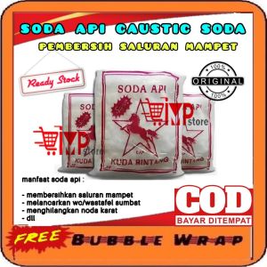 cod termurah Soda Api 100 gram Pembersih Saluran air Wc mampet Toilet kuda bintang