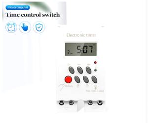 KG316T-II AC 220V Digital Electronic Smart Din Rail Weekly Programmable Timer Power Off Delay Digital Timer Switch