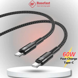 Củ sạc nhanh 40W 2 cổng Basefast cục sạc siêu bền chống quá tải nhiệt cho iP Samsung Xiaomi Oppo