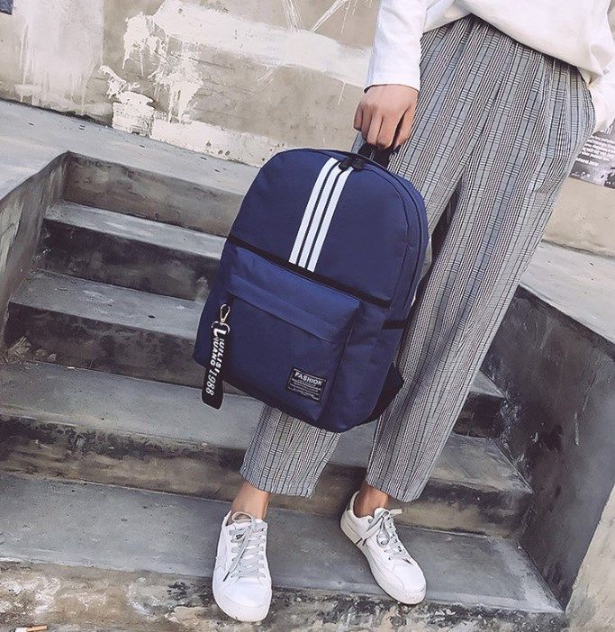 beg%20sekolah%20Fashion%20student%20school%20style%20solid%20color%20shoulders%20bag%20Korean%20version%20girl%20backpack%20large%20capacity%20-%20Image%202