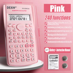 ของมาใหม่！เครื่องคิดเลขดิจิทัล เครื่องคิดเลขวิทยาศาสตร์ 240 ฟังก์ชั่น ตั้งแต่ม.ต้นถึงวิทยาลัย Calculatorสอบเข้า