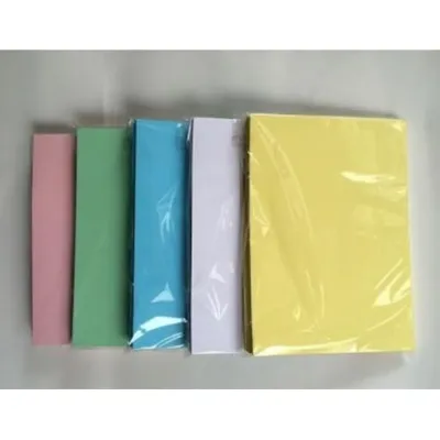 Giấy bìa màu A4 bìa cứng loại 1 đủ 100 tờ định lượng 160gsm