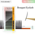 Nagaraku Air Series hiệu ứng Anime 5D mềm mại và tự nhiên đồ nối lông mi bó hoa. 