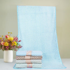 HANDUK MANDI TOWEL MOTIF ZIGZAG Dewasa 70x140cm Microfiber Premium