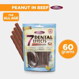 All Stages Adult Puppy 60g 7 Dental Effects Vegebrand Cheese Dental Bone Dog Treat Food