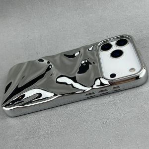 Luxury 3D Electroplated Water Ripple Pattern Case For iPhone 17 16 15 14 13 12 Pro Max Plus 11 Soft Shockproof Protective Cover