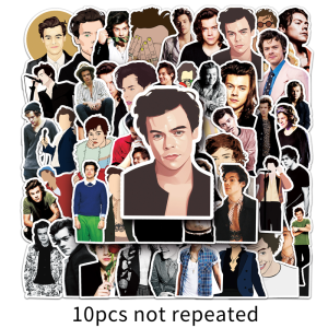 52PCS British Star Singer Harry Styles Personalized Graffiti Waterproof Sticker