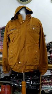 Jaket Wanita & Pria Bahan Parasut 107 Topi Bisa Lepas