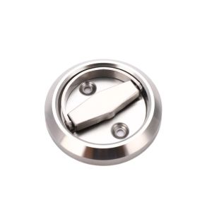 VRL11 Circular Hidden Furniture Recessed Lock Bolt Drawer Cabinet Knob Wardrobe Pulls Pull Ring Lock Door Handle Lock