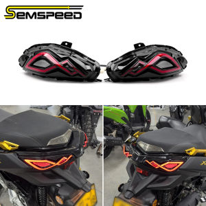 SEMSPEED Motorcycle Rear Tail Signal Light Taillight For Yamaha XMAX300 XMAX 300 250 125 V2 2023-2024