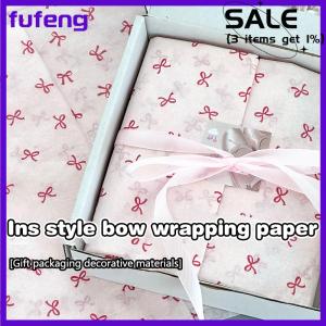 fufeng 10pcs Bowknot Sydney Paper Hand-Kneaded Paper Cotton Paper Bouquet Flower Wrapping Paper Flower Wrapping Paper Cake Baking Gift