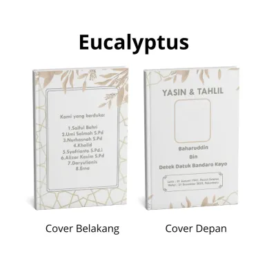 (HARGA 40PCS) BUKU YASIN & TAHLIL 96 HAL/128 HAL ARAB LATIN TERJEMAHAN GRATIS PASANG FOTO
