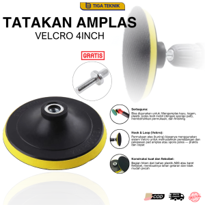 Alas Tatakan Amplas Velcro 4inch Gerindaaa