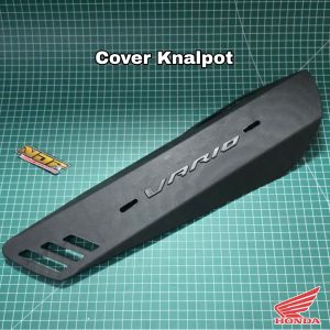 Paket Box Filter Slim plus Cover Tameng Knalpot Honda Vario 125 150 Pelindung Penutup Bok Filter