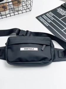 FOG Essentials Crossbody Bag 3D Logo Shoulder Bag Mens and Womens Waterproof Crossbody Bag