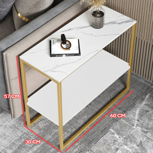 3-Tier Coffee table Veneer Table Bedside Cabinet Sofa Side Table Nightstand Desk Side Table