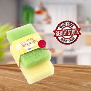Korea Kitchen Imitation Loofah Sponge Brush / Scrubbing Pots Dishwashing Brush / Household Cleaning Tools & Accessories