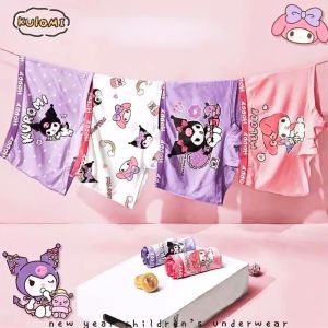 4 Kuromi Quần Lót Trẻ Em Sanrio Anime Hoạt Hình Cinnamoroll In Bé Gái Quần Đùi Cotton Kawaii Dễ Thương Bé Trai Và Bé Gái Công Chúa Hoạt Hình Quần Lót
