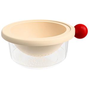 Hai tầng nhựa lọc Rau máy giặt trong vibranted màu cho thoát nước nhanh chóng an toàn Lớp giỏ