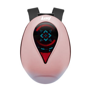 BOSHUO LED Backpack for Men Women Waterproof Hard Shell LED Screen Customizable Laptop Bakcpack for Motorcycling Cycling