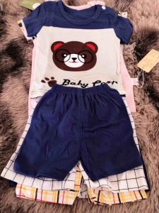 MSSugar Baby Corp Tshirt Shorts Set: A Perfect Fit for 73-80cm Babies