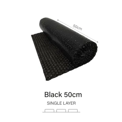 Bubble Cushion Packaging Roll - White Pink Black - Value Pack - Bubble Wrapping Foam Wrap - Air Bubble Film - Packaging Protection