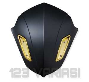 VISOR YAMAHA AEROX V1 MOSCOW VISOR AEROX KARBON VARIASI WINDSHIELD ALL AEROX NEW OLD MOSCOW WARNA DASAR HITAM DOFF FREE BAUT