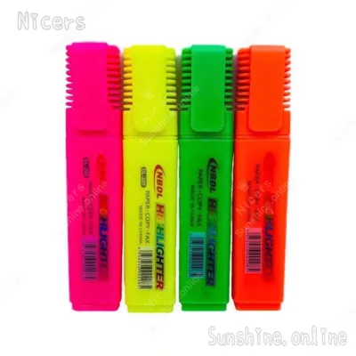 4pcs 4colors N-208N-218 #518 highlighter NBDL Pastel color neon color