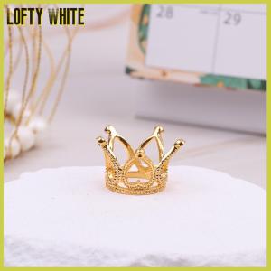 Lofty White อุปกรณ์เสริมตุ๊กตาโลหะ Crown Headwear hairwear อุปกรณ์เสริมสำหรับตุ๊กตา1/6