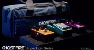 GHOSTFIRE Guitar Pedal Board Aluminum Alloy 1.3lb Super light Effect Pedalboard16.5x11.8 with Carry BagSPL-03
