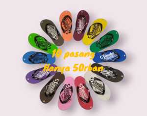 Paket Hemat 50rb 10Pasang Sandal Jepit Mushola dan Masjid