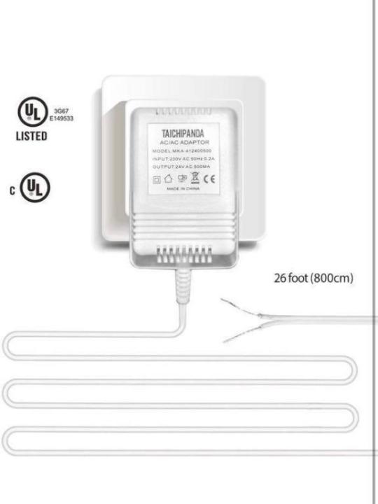 739] TAICHIPANDA 24V 500MA Transformer, AC Power Supply Compatible