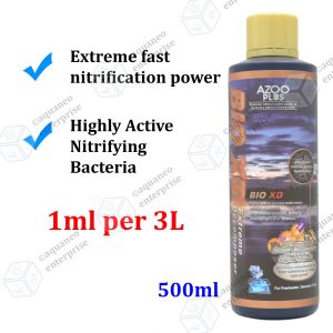 Azoo Plus Bio XD Extreme Decomposer 120ml 250ml 500ml | nitrifying bacteria aquarium bacteria starter aquarium 硝化菌