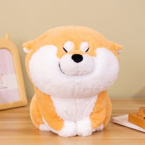 Adorable Japan Shiba Inu Dog Stuffed Animals Plushie Lying Puppy Toy Cartoon Hug Throw Pillow Nap Sleep Bed Cushion Gift For Boy2026