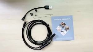 Không thấm nước 5.5 mét USB nội soi Máy ảnh nội soi linh hoạt IP67 6 LED kiểm tra điện thoại thông minh xe ô tô nội soi cho điện thoại Android