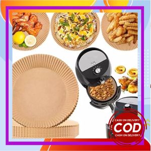 25pcs Kertas Alas Air Fryer / Alas Masak Air Fryer Anti Lengket Tahan Minyak