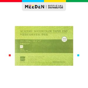 MEEDEN Watercolor Paper Pad Cold Press Cotton 300gsm Fade-resistant Watercolor Paper - 20 sheets