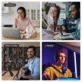 COMICA EJoy Uni Pro Wireless USB Microphone with USB C Receiver,RGB Condenser Microphone for PC/Computer/Mac/iPhones/Android Phones. 
