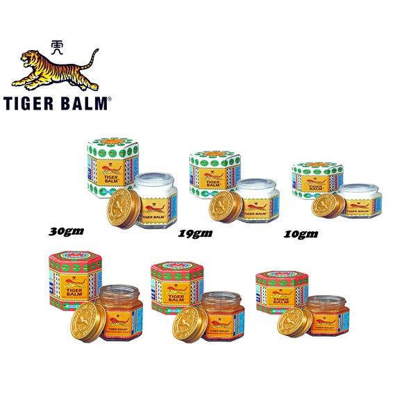 TIGER BALM WHITE OINTMENT / PLUS OINTMENT 30G/19G/10G/4G | Lazada