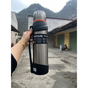 Bình giữ nhiệt cao cấp TRAVEL POT 24H inox 304 có dây xách dung tích 2000ml-2500ml GIỮ NHIỆT 24 GIỜ