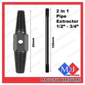 1/2 Two Way Pipe Extractor Double Head Pipe Broken Screw Bolt Extractor Pipes Remover " 3/4"