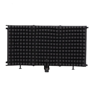 Desk or Stand Compatible Mics Isolation Screen Shield for Improved Audios Capture in Studios Recording Equipments