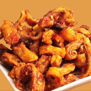 Cá đuối sấy giòn trứng muối (có video) {Khối lượng tịnh không tính bao bì}