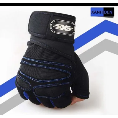 Găng tay tập Gym Nam và Nữ - Có quấn cổ tay - Đủ màu - Đủ size - Bao Tay Đa Năng Nửa Bàn - Cao cấp - chính hãng X-SPORT